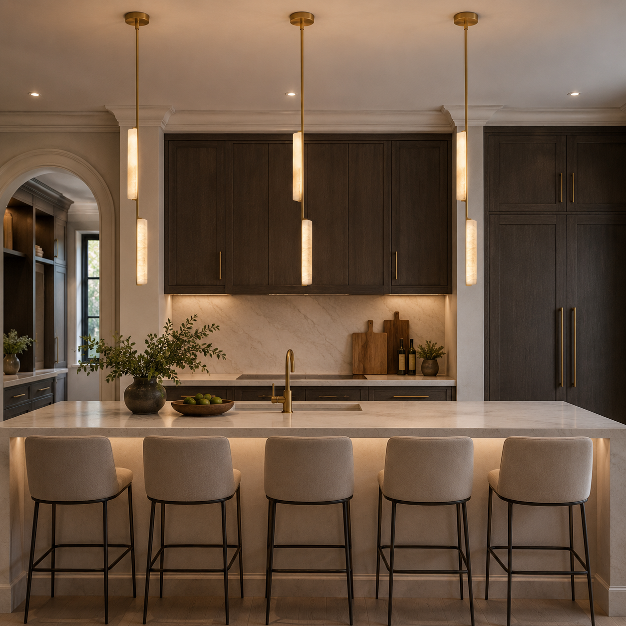 Audubond Alabaster Pendant