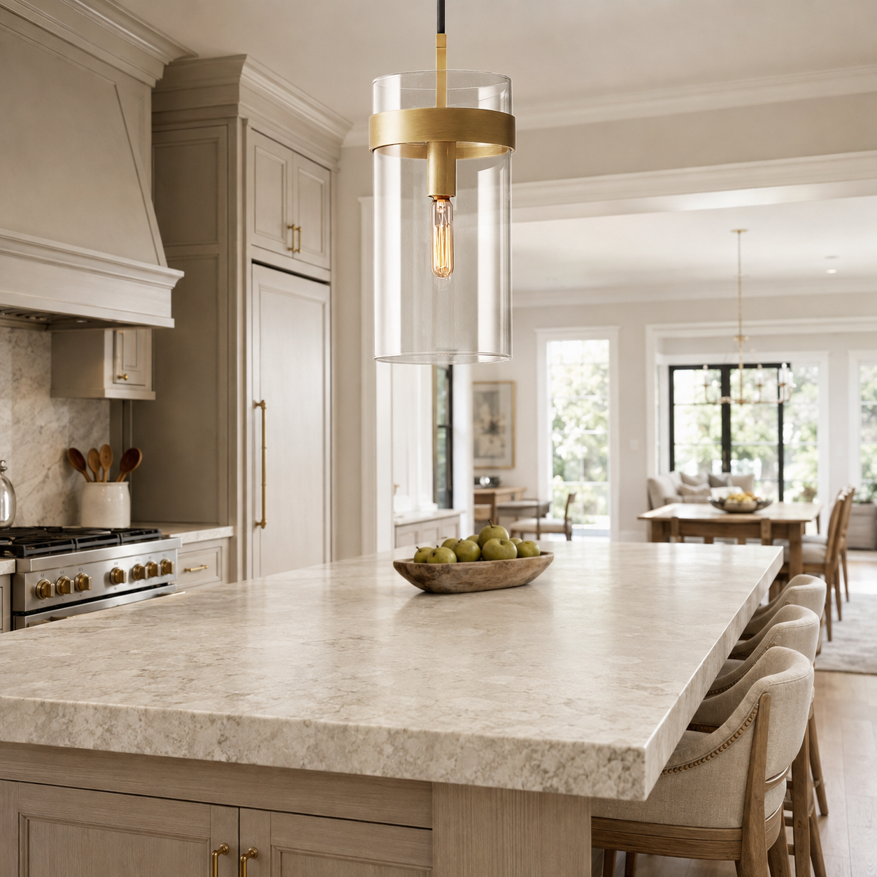 Lavellen Clear Glass Cord Pendant