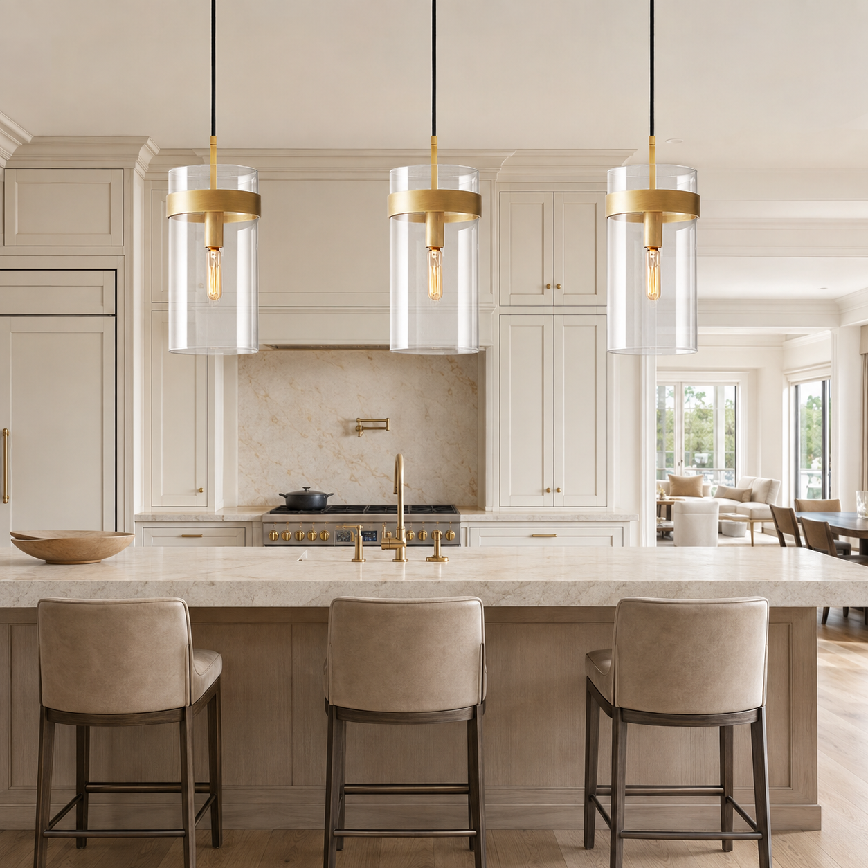 Lavellen Clear Glass Cord Pendant