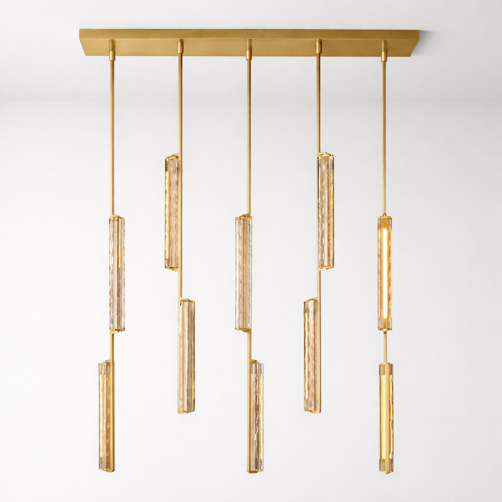 Audubon Crystal Linear Chandelier