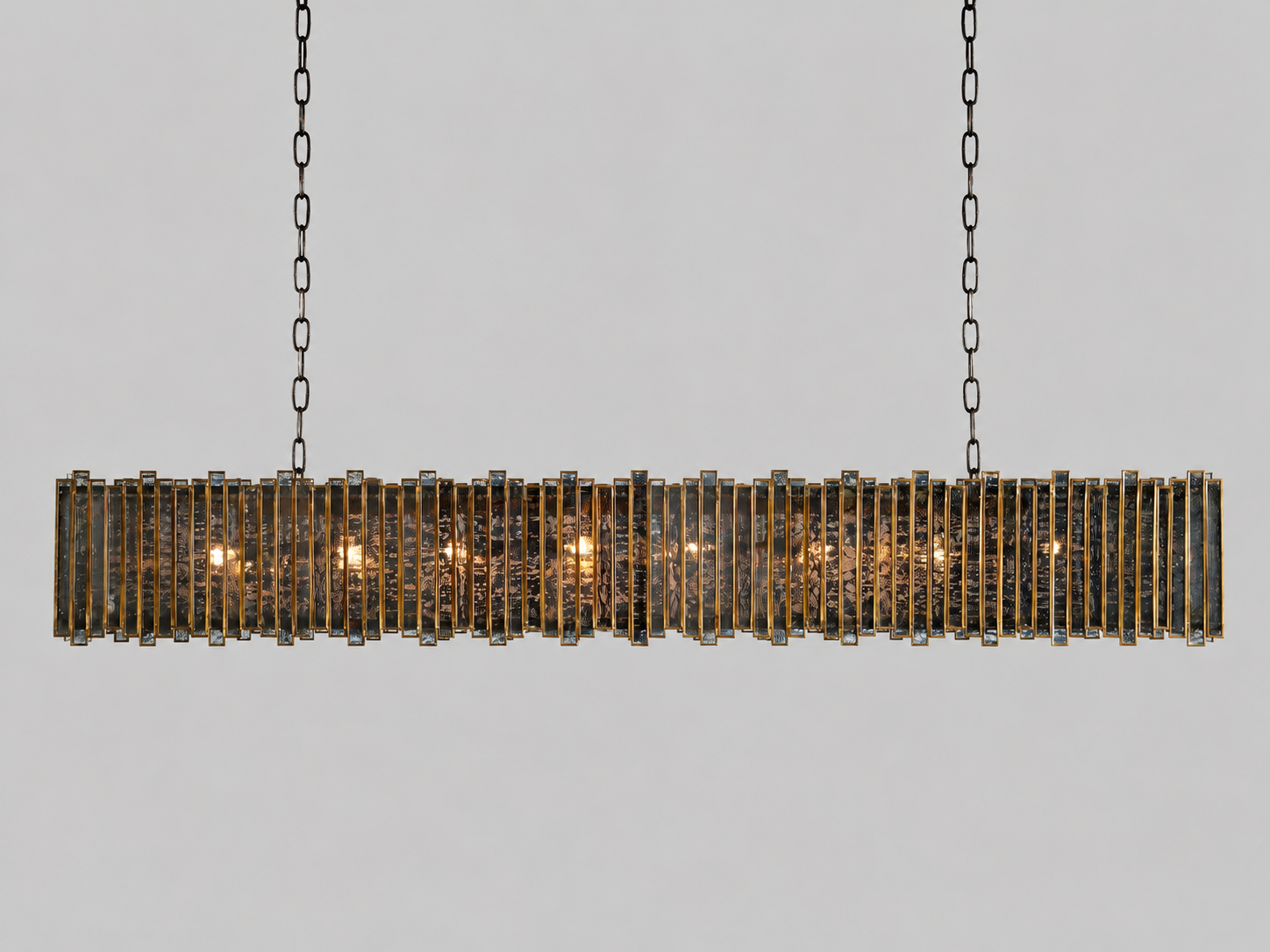 Laila 37"/49"/70" Rectangular Kitchen Island Chandelier