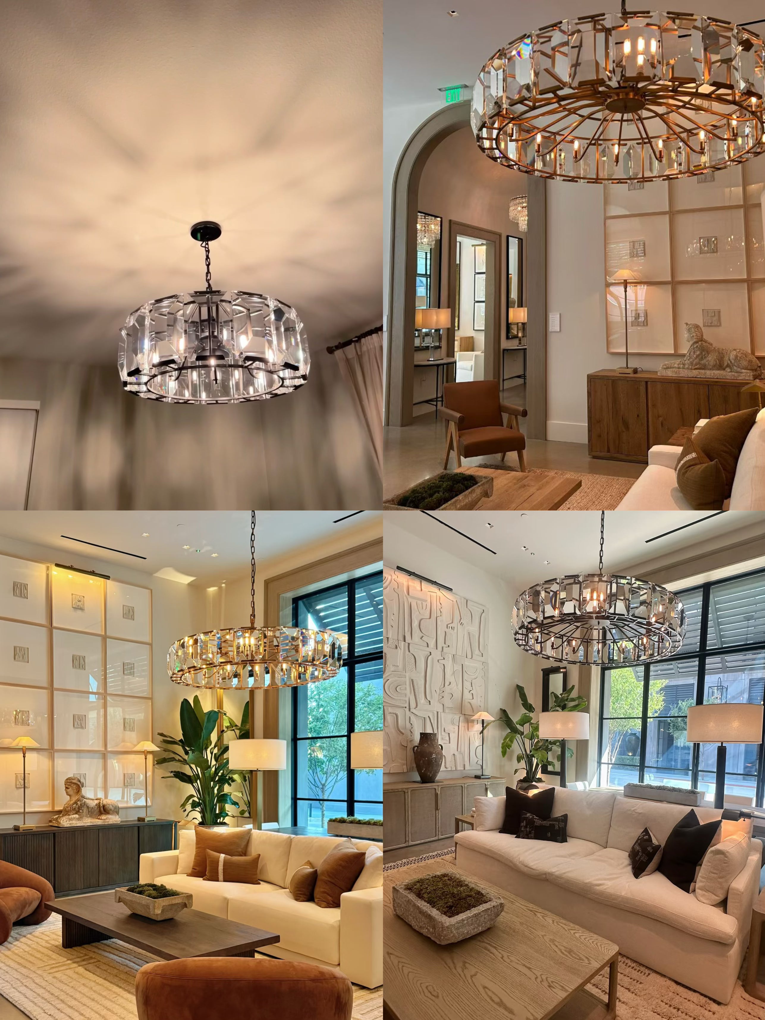 Harlowa Crystal Round Chandelier