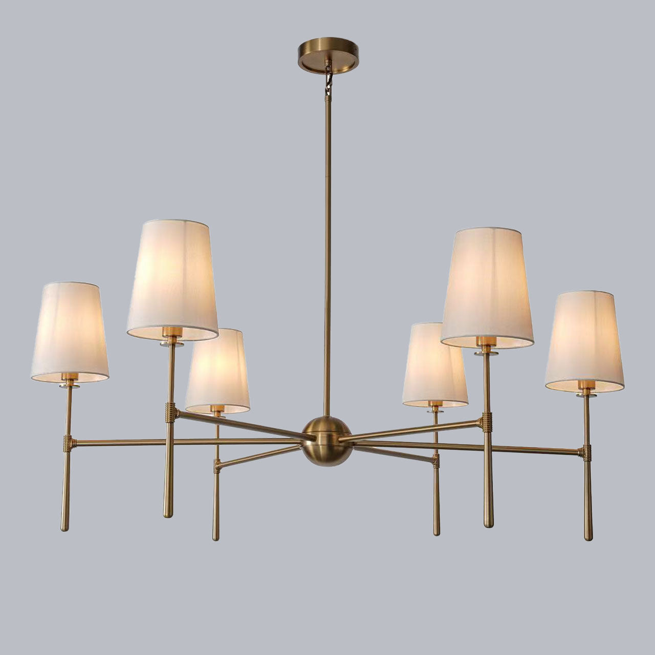 Rhodes 6 Light Round Chandelier