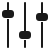 Hanging cords or rods are adjustable