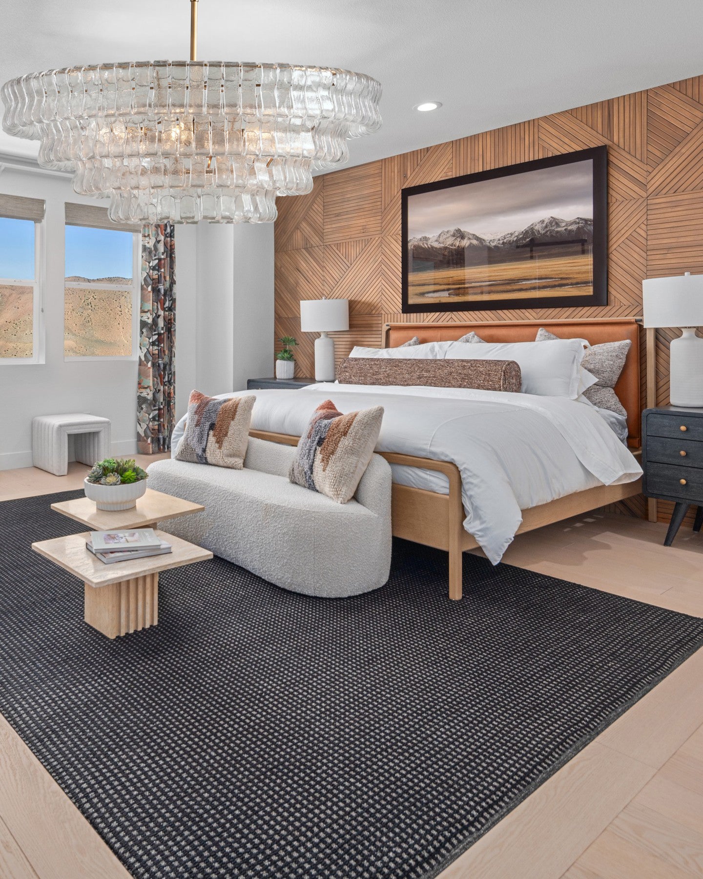 Ghiaccio Smoke Class Round Chandelier 24"36"48"60"